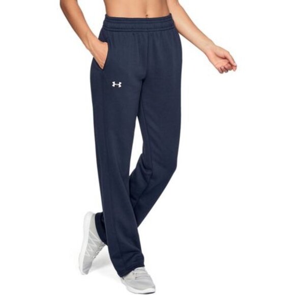 Women's UA Rival Pants - Midnight Navy (410) - Picture 1 of 3
